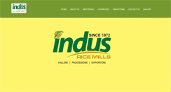 Desktop Screenshot of indusrice.com